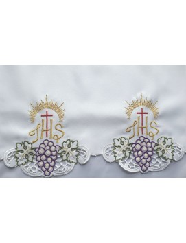 Embroidered altar cloth - Eucharistic pattern (148)