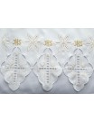 Embroidered altar cloth - Eucharistic pattern (153)