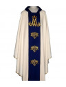Chasuble Marian embroidered