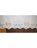 Nappe d'autel brodée - motif eucharistique