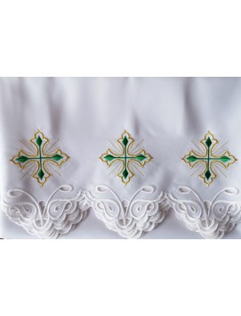 Haftowany obrus ołtarzowy - wzór eucharystyczny (174)