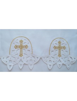 Haftowany obrus ołtarzowy - wzór eucharystyczny (181)