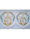 Embroidered altar cloth - Eucharistic pattern (182)