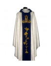 Marian chasuble embroidered
