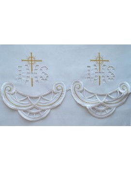 Haftowany obrus ołtarzowy - wzór eucharystyczny (185)