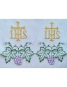 Besticktes Altartuch - eucharistisches Muster (189)