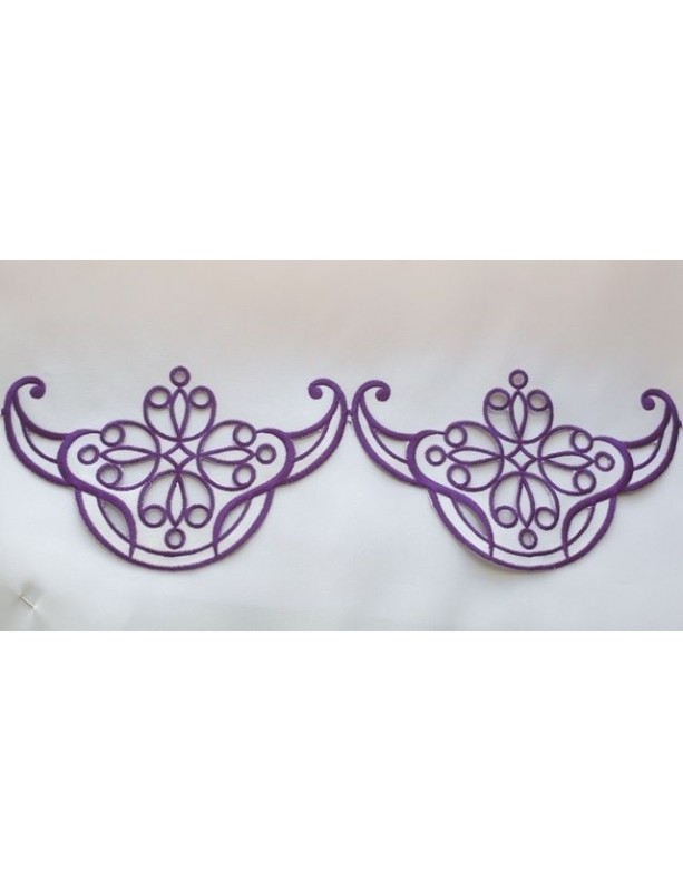 Nappe d'autel brodée - motif eucharistique