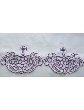 Embroidered altar cloth - Eucharistic pattern (192)