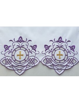 Vyšitý oltářní ubrus - eucharistický motiv (200)