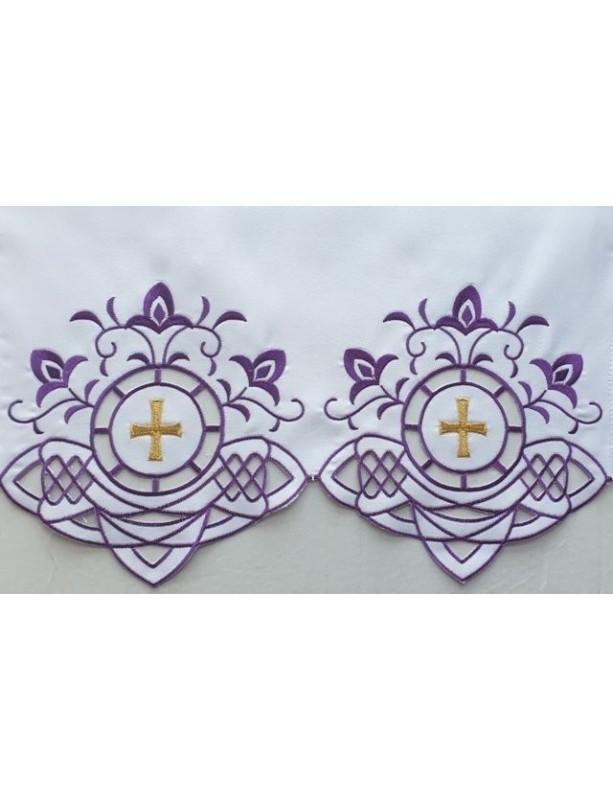 Vyšívaná oltárska rúša - eucharistický motív