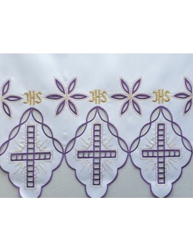 Embroidered altar cloth - Eucharistic pattern (202)