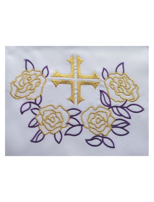 Embroidered altar cloth - Eucharistic pattern (210)