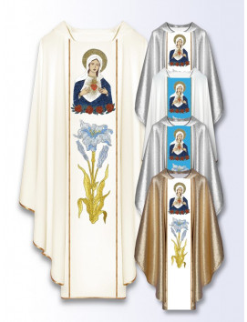 Marian Chasuble Heart of Mary