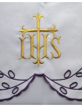 Embroidered altar cloth - Eucharistic pattern (211)