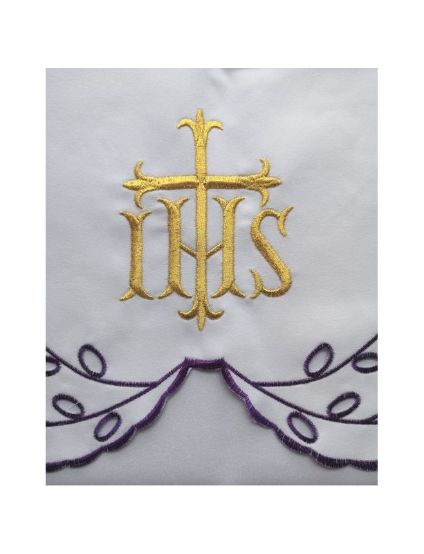 Embroidered altar cloth - Eucharistic pattern (211)