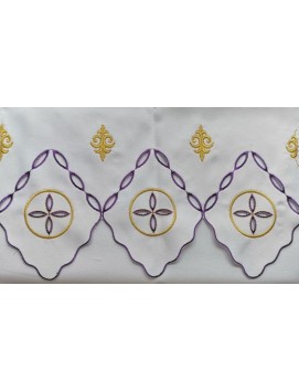 Embroidered altar cloth - Eucharistic pattern (212)