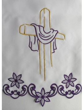 Besticktes Altartuch - eucharistisches Muster (213)