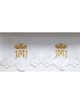 Embroidered altar cloth - Eucharistic pattern (214)