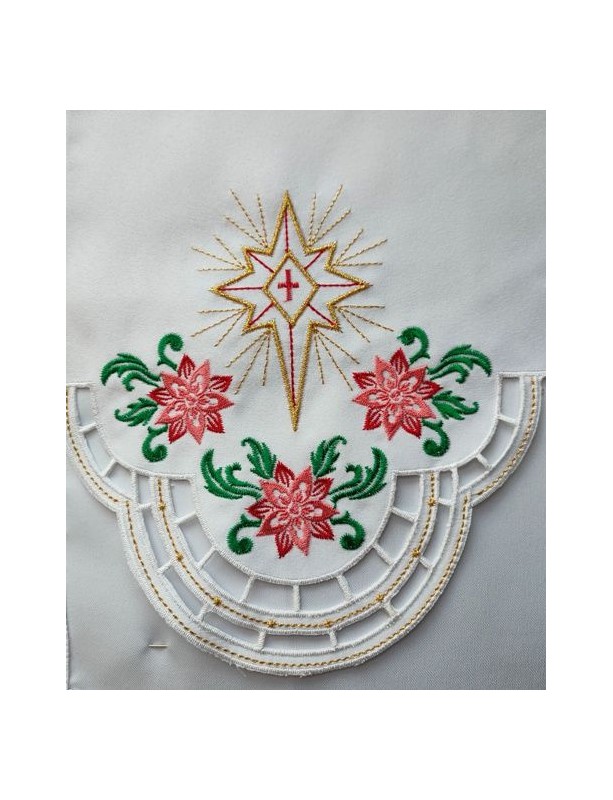 Christmas tablecloth Star of Bethlehem, color (9)