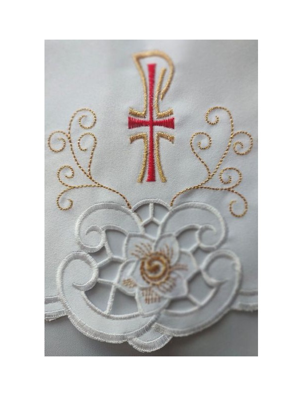 Mantel de altar bordado - motivo eucarístico