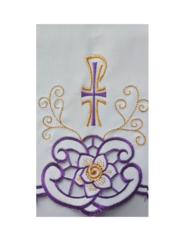 Embroidered altar cloth - Eucharistic pattern (221)