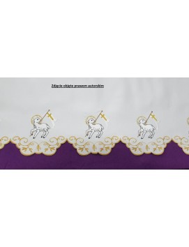 Easter altar cloth - Eucharistic pattern Lamb (226)