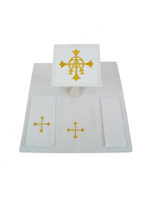 Set de in pentru potir Alpha și Omega - 100% bumbac (6)