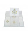 Kelchleinen-Set Marianisches Muster - 100% Baumwolle (8)