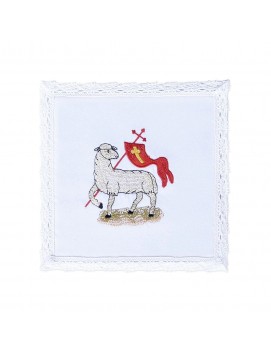 Set de linge de calice Agneau sacrifié (13)