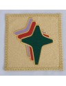 Embroidered chalice pall three crosses