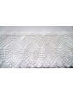 White Catholic Altar Cloth with Elegant Embroidered Lace Trim