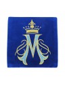 Marianisches besticktes Kelchtuch - Samtstoff