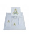 Chalice linen set Marian pattern (05)