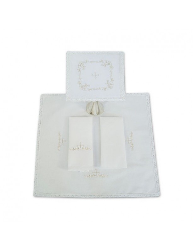 Chalice linen set embroidered Cross (13)