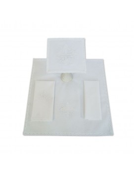 Chalice linen set embroidered Cross (14)