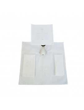Chalice linen set white cross embroidery (17)