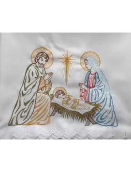 Tovaglia altare immagine Sacra Famiglia