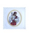 Set de linge de calice brodé - Bon Pasteur