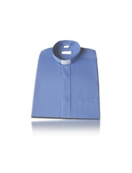 Camisa clergy manga corta 60% algodón