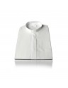 Clergy shirt, plain, long sleeve 100% cotton
