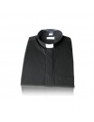 Clergy shirt, plain, long sleeve 100% cotton