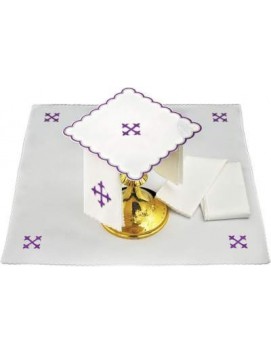 Embroidered Chalice linen set