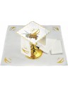 Chalice linen set IHS, grape - 28