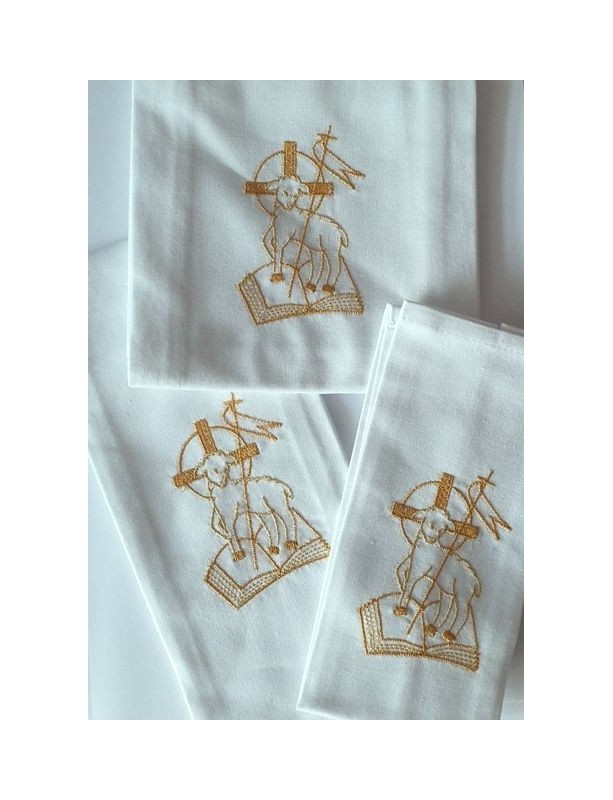 Chalice linen set for Easter - Lamb (05A)