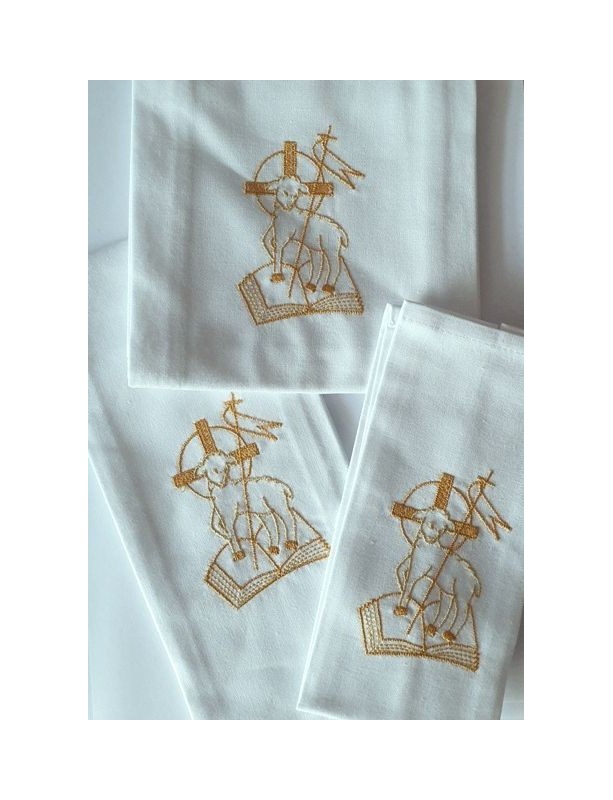 Set de linge de calice pour Pâques - Agneau (05A)