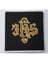 Chalice pall black - gold IHS