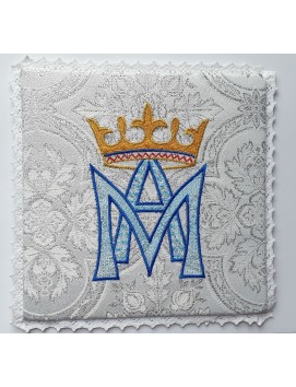Pale marial - blanc et argent