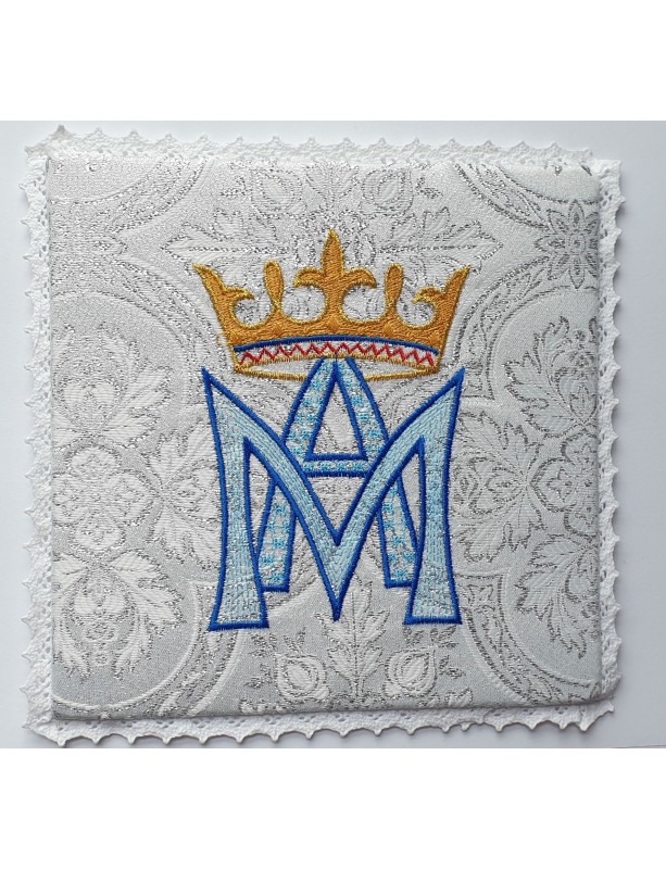 Pale marial - blanc et argent