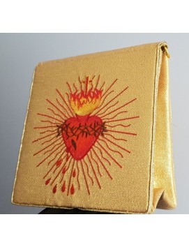 Embroidered burse for the sick - Heart of the Lord Jesus (34)