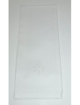 Purificator white IHS gothic pattern - 100% cotton